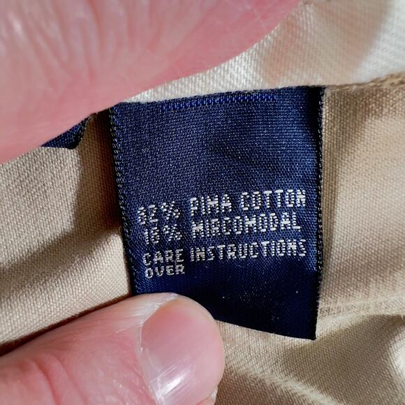 Polo Golf Ralph Lauren Chino Pants Men's W36 Khaki See Note RE: Inseam Size - Picture 5 of 9